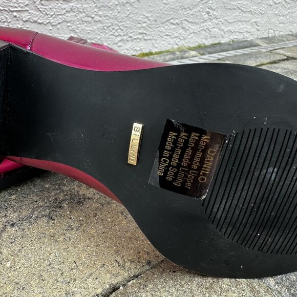 Billini Danilo Metallic Pink Western Cowboy Boots Womens Size 10 NWOB FUSCHIA - Picture 5 of 8